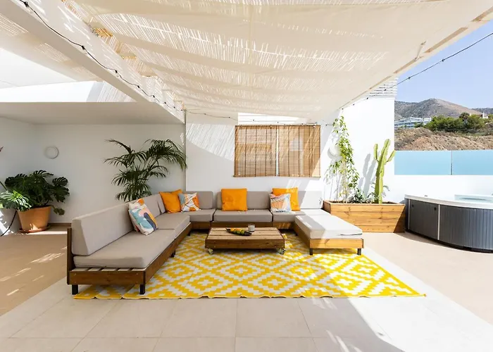 Apartman Sea View Wave Higueron - Penthouse Solarium With Jacuzzi