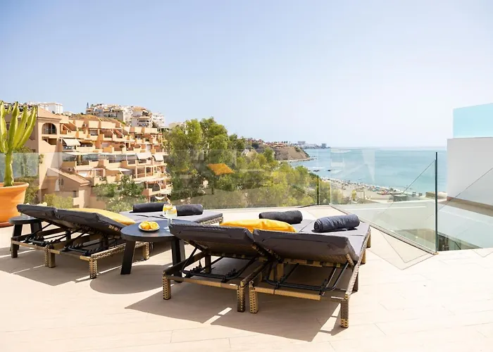 Sea View Wave Higueron - Penthouse Solarium With Jacuzzi Апартаменты