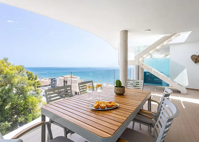 Apartment Sea View Wave Higueron - Penthouse Solarium With Jacuzzi