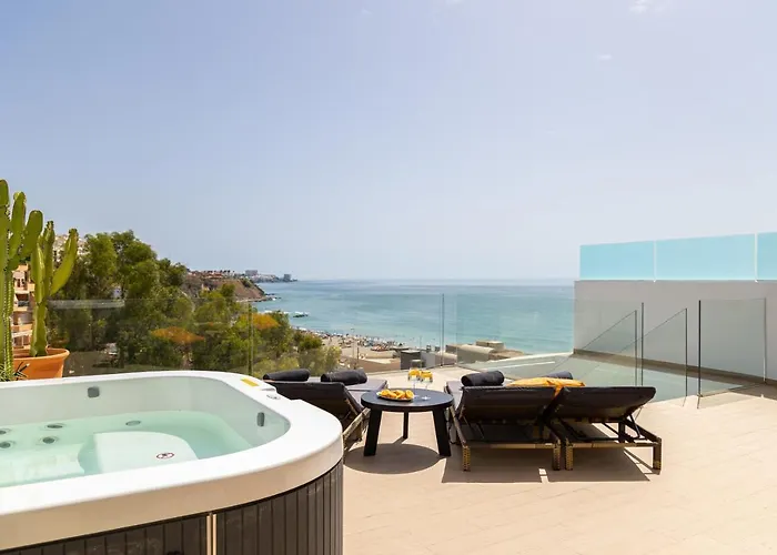 Sea View Wave Higuerón - Penthouse Solarium With Jacuzzi *