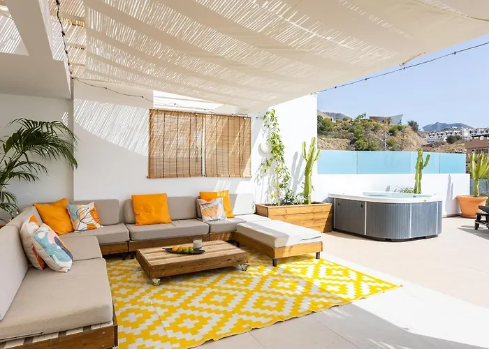 Apartment Sea View Wave Higueron - Penthouse Solarium With Jacuzzi