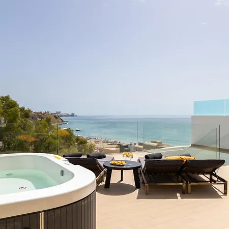 Sea View Wave Higueron - Penthouse Solarium With Jacuzzi *